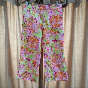 NWOT Lilly Pulitzer Capri Sun Salute Pants Size 4